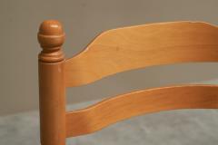 Set of 4 Mid Century Dining Chairs in Beech 1970s - 4394725