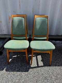 Set of 4 Mid Century Modern Teak Swedish Dining Side Chairs - 4519123