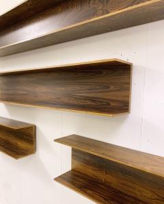 Set of 4 Mid Century Wooden Shelves - 2499749