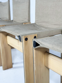 Set of 4 Monk Dining Chairs by Afra Tobia Scarpa for Molteni 1970s - 4420190