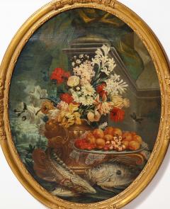 Set of 4 Oil Paintings Depicting The Four Seasons - 2292874