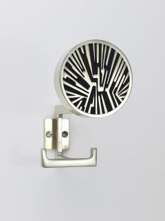 Set of 4 Op Art Wall Coat Hooks Mid Century Modern Austria 1960s - 4541594