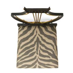 Set of 4 Outdoor American Art Moderne Lyre Side Chairs - 4169989