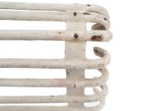 Set of 4 Outdoor Painted Iron Side Chairs - 4661304