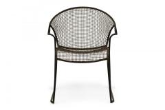 Set of 4 Russell Woodard Dining Chairs with Concave Seat and Curved Back - 4172599