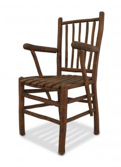 Set of 4 Rustic Old Hickory Arm Chairs - 4634104
