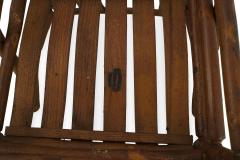 Set of 4 Rustic Old Hickory Arm Chairs - 4634108
