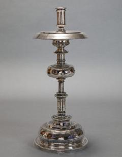 Set of 4 Spanish Colonial Silver Candlesticks - 3889257