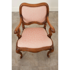 Set of 4 Vintage Italian Rococo Arm Chairs - 2885180