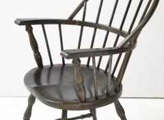 Set of 4 Vintage Metal Windsor Chairs with Arms - 3934674