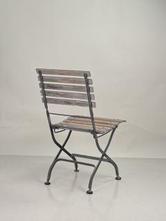 Set of 4 Vintage Teak Folding Garden Chairs - 4316263