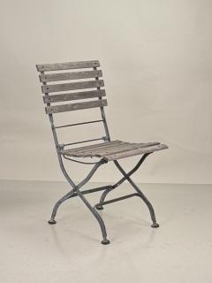 Set of 4 Vintage Teak Folding Garden Chairs - 4316264