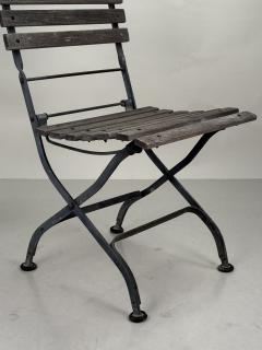 Set of 4 Vintage Teak Folding Garden Chairs - 4316265