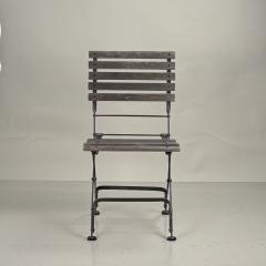Set of 4 Vintage Teak Folding Garden Chairs - 4316266