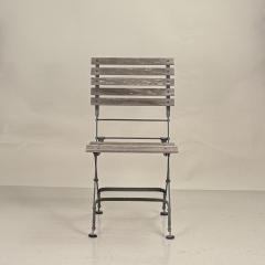 Set of 4 Vintage Teak Folding Garden Chairs - 4316269