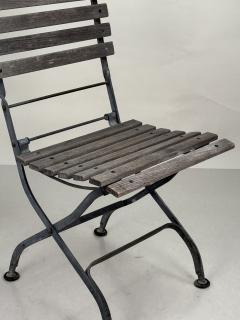 Set of 4 Vintage Teak Folding Garden Chairs - 4316271