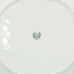 Set of 5 English Victorian Lenox Porcelain Plates - 4675007