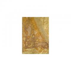 Set of 5 English Victorian Style Gold Velvet Drapes - 4652704