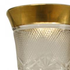 Set of 5 French Victorian Crystal Champagne Glasses - 4668538