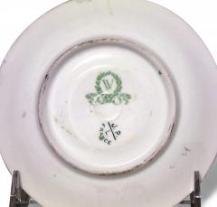 Set of 5 French Victorian Porcelain Floral Teacups - 4672062