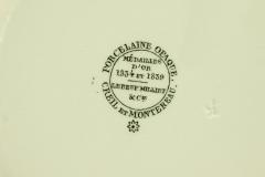 Set of 5 French Victorian Transferware Plates of Historical Landmarks - 4673161