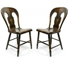 Set of 6 American Federal Hitchcock Side Chairs - 4635401