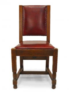 Set of 6 American Mission Oak Side Chairs - 4640201