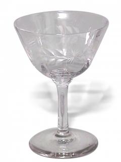 Set of 6 American Victorian Crystal Liqueur Glasses - 4674993