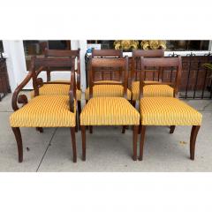 Set of 6 Antique Early 19th C Regency Mahogany Dining Chairs - 4615668