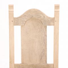 Set of 6 Belgian Dining Chairs with Rush Seats and High Arched Backs 1960s - 4312580