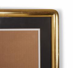 Set of 6 Black and Gilt Curved Corner Gallery Frames - 4195145