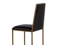 Set of 6 Brass Dining Chairs by Mastercraft - 1992914