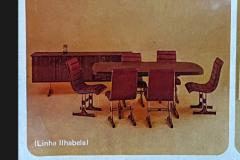Set of 6 Chairs in Leather Metal Wood Braszenski 1960s - 4545104