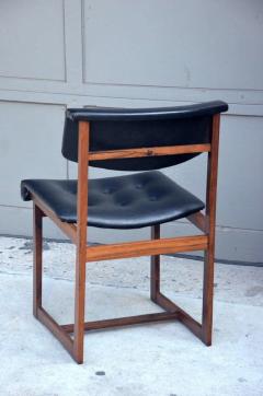 Set of 6 Comfortable Brazilian Rosewood Chairs - 974615