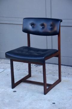 Set of 6 Comfortable Brazilian Rosewood Chairs - 974616