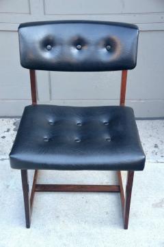 Set of 6 Comfortable Brazilian Rosewood Chairs - 974620