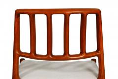 Set of 6 Danish Mid Century Modern Teak Model 83 Niels Moller Dining Chairs - 4483785