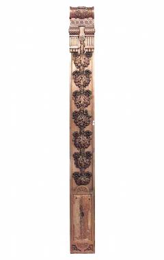 Set of 6 English Georgian Carved Mahogany Pilasters - 2801737
