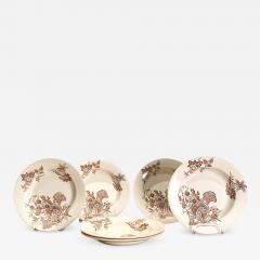 Set of 6 English Soup Bowls - 1514157