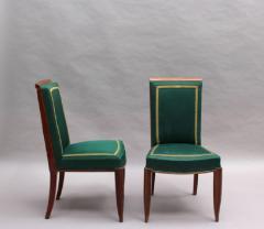 Set of 6 Fine French Art Deco Oak Dining Chairs - 1184537