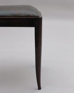 Set of 6 Fine French Art Deco Palissander and Stained Beech Dining Chairs - 4657303