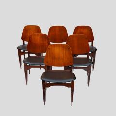 Set of 6 Fratelli Proserpio design chairs - 4175648