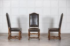 Set of 6 French Louis XIV style Oak Chairs - 2793740