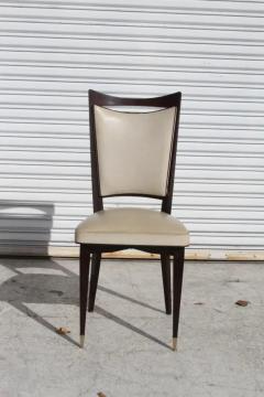 Set of 6 French Mid Century Dining Chairs - 3716031