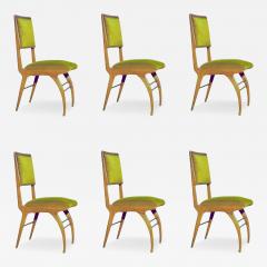 Set of 6 Jacaranda Dining Chairs Moveis Brazil 1960 - 3610663