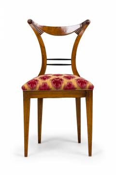 Set of 6 Josef Danhauser Biedermeier Viennese Upholstered Dining Chairs - 4272329