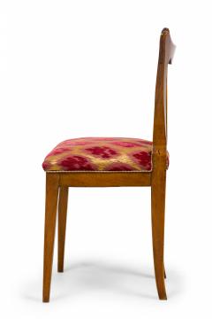 Set of 6 Josef Danhauser Biedermeier Viennese Upholstered Dining Chairs - 4272331