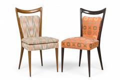 Set of 6 Melchiorre Bega Mid Century Italian Zigzag Upholstered Dining Chairs - 4172635