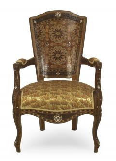 Set of 6 Middle Eastern Syrian Dining Chairs - 2798276