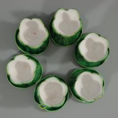 Set of 6 Minton Majolica Lily Egg Cups - 2570888